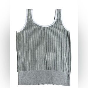 Rag & Bone The Essential Rib Scoop Neck Tank
